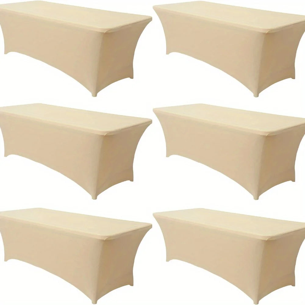 6PCS Elegant and Durable Elastic Table Cloth