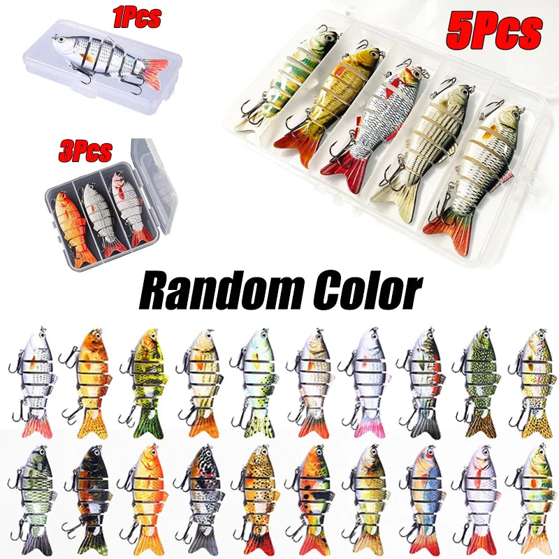 6 Segment Multi Jointed Fishing Lure