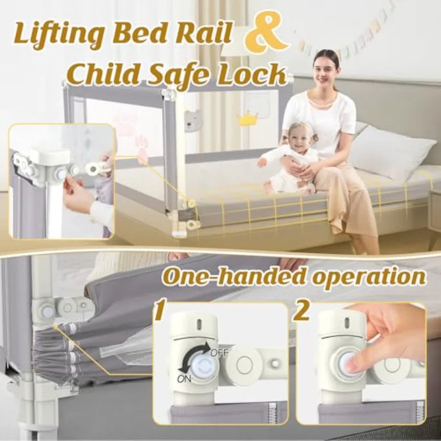 Height Adjustable Toddlers Safety beds
