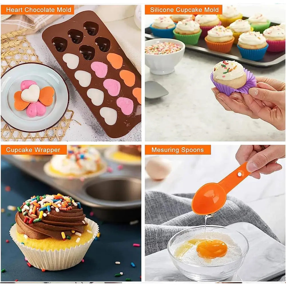 390-Piece Silicone Bakeware Set
