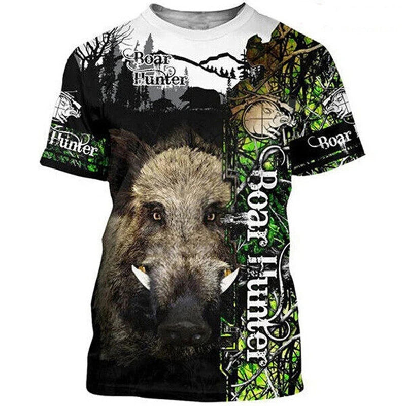 Camo Hunting Animals T Shirts