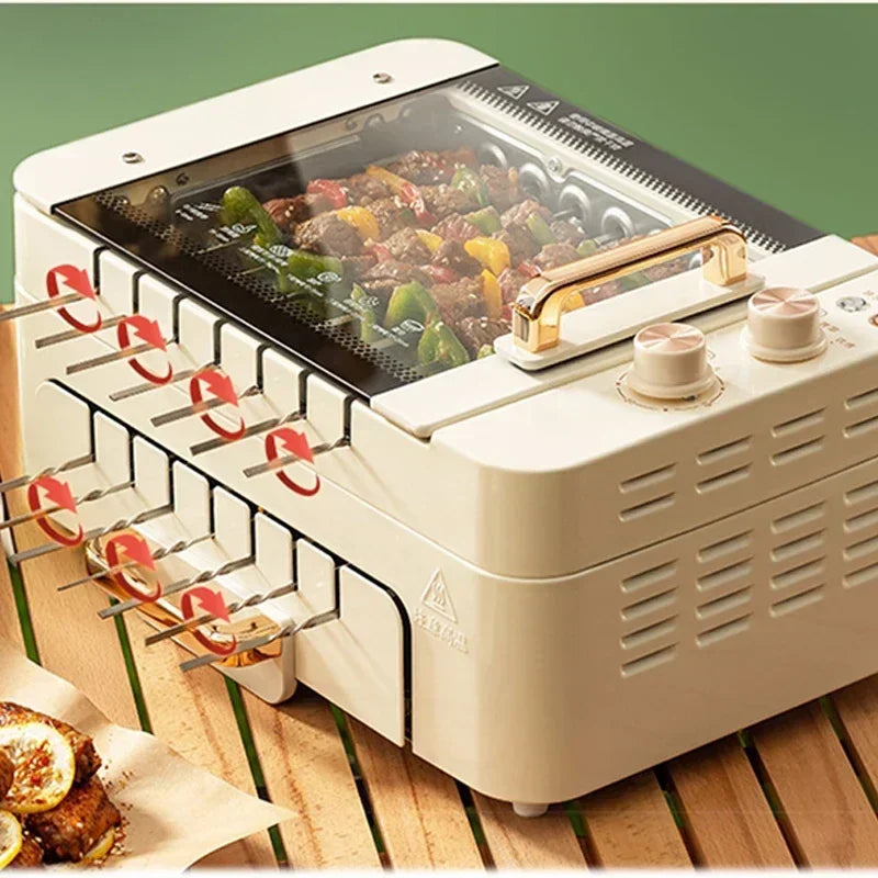 Automatic Rotating Barbecue Pot