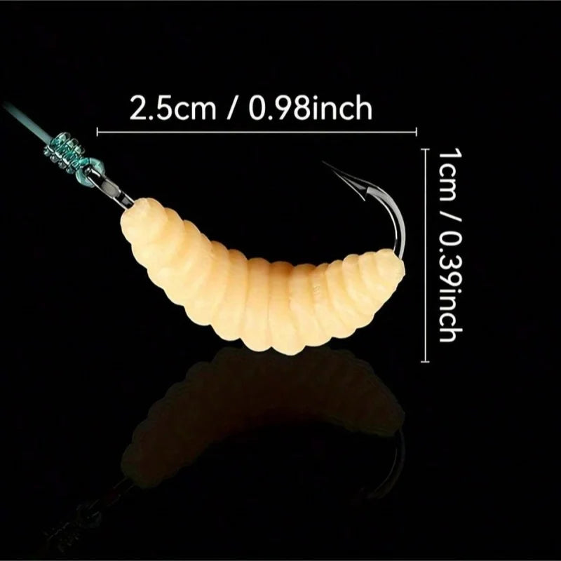 Rubber Maggots Fishing Bait