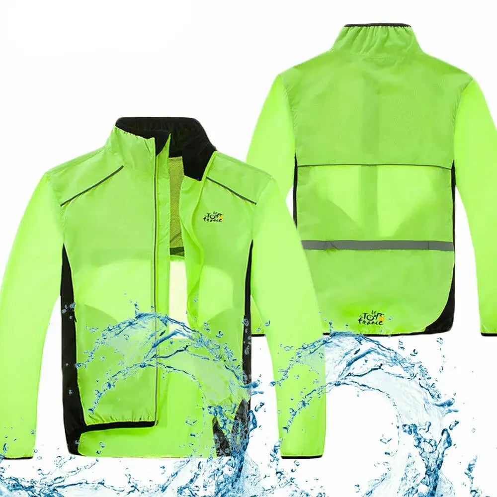 Reflective Men's Rain Waterproof Cycling Cost