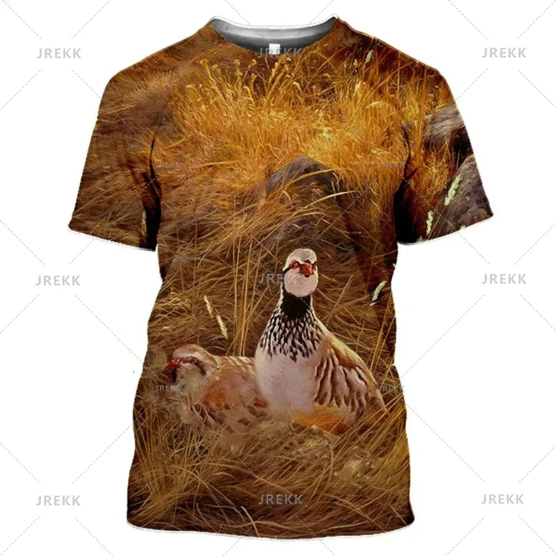 Hunting Camouflage Print T-Shirts
