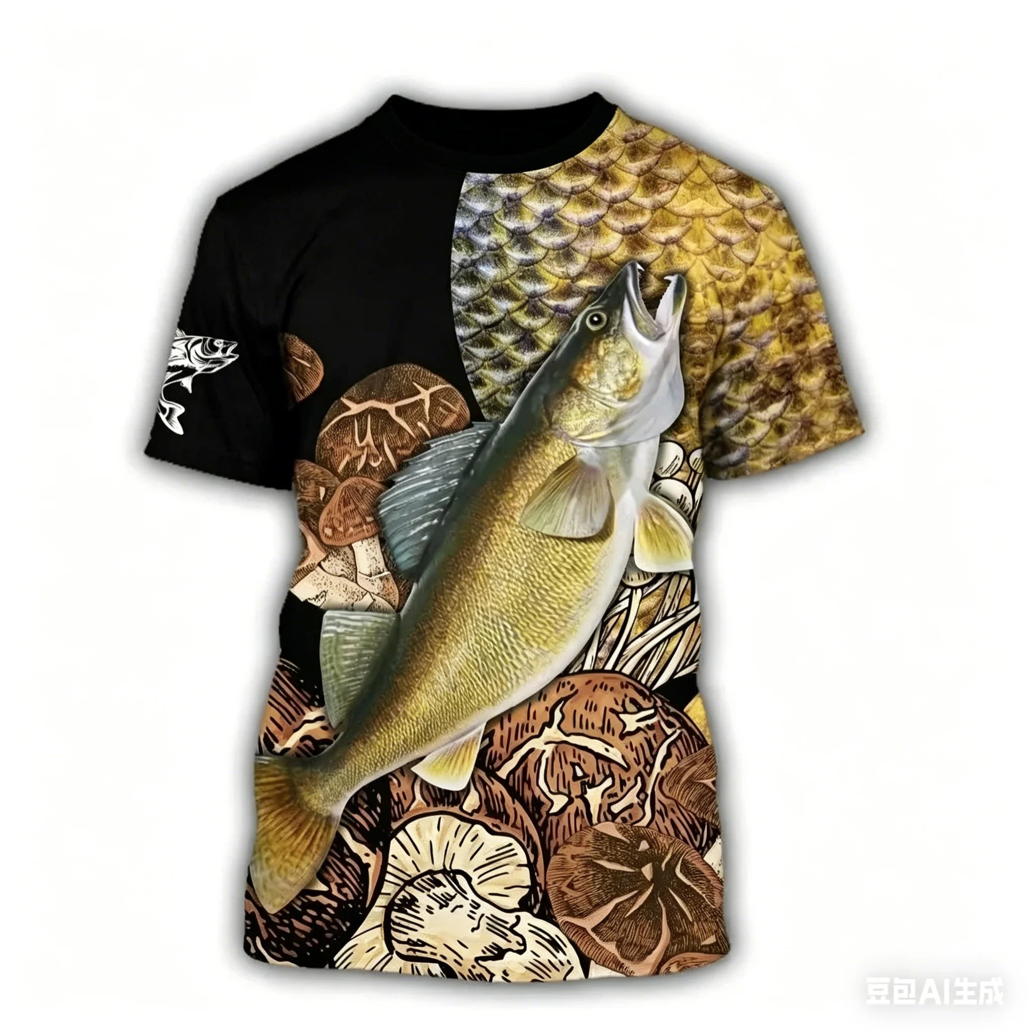 Mens Short Sleeve fishing t-shirt