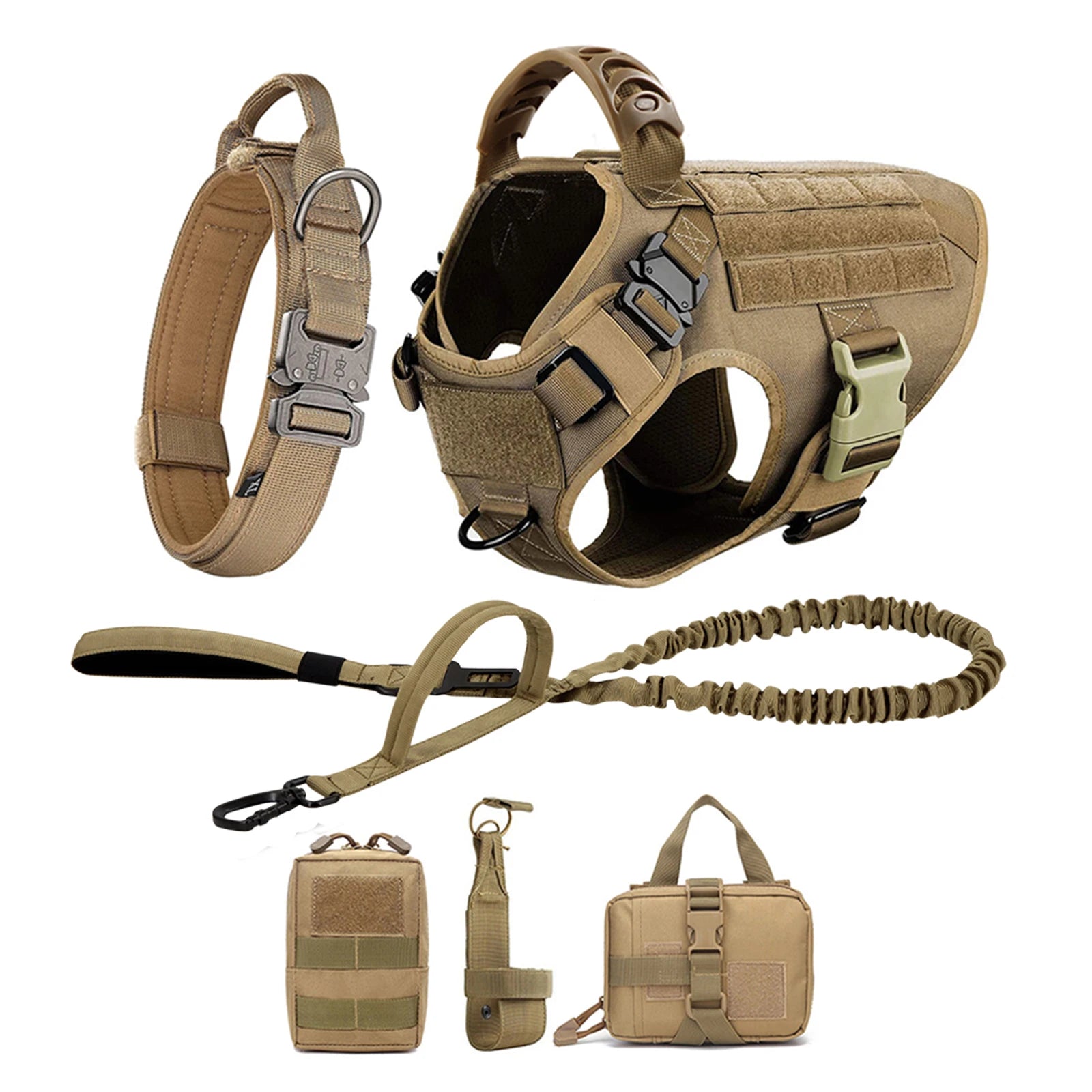 Leash, Harness And Collar For Medium Large Dogs