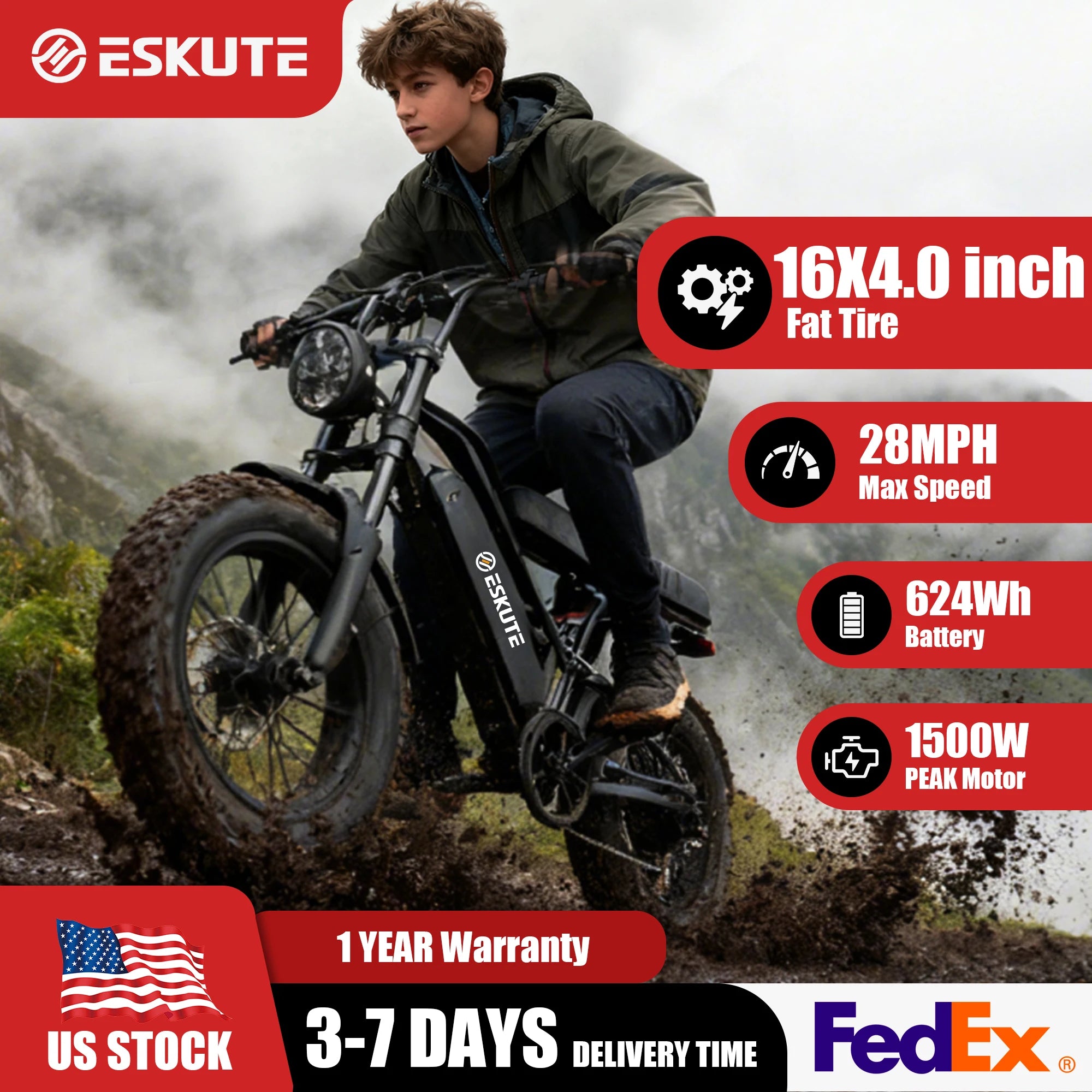 Eskute V100 Electric Bike