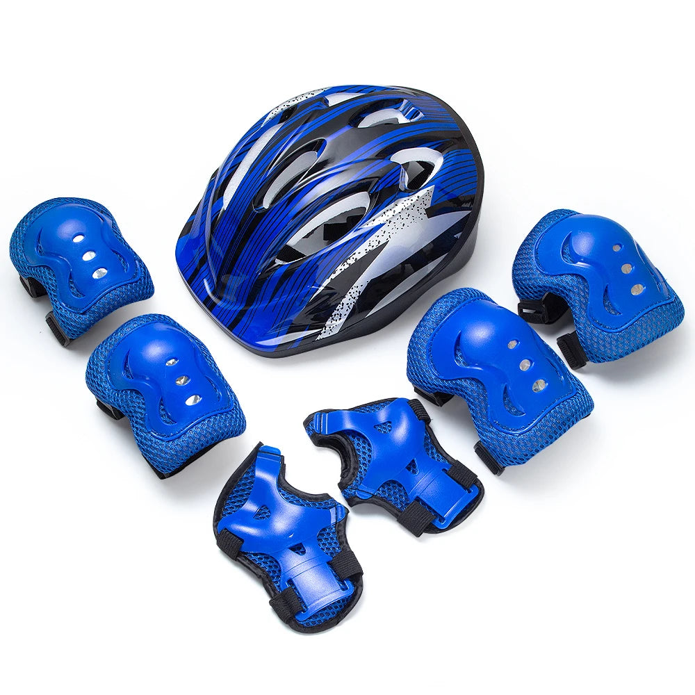 Kids helmet and Protective set