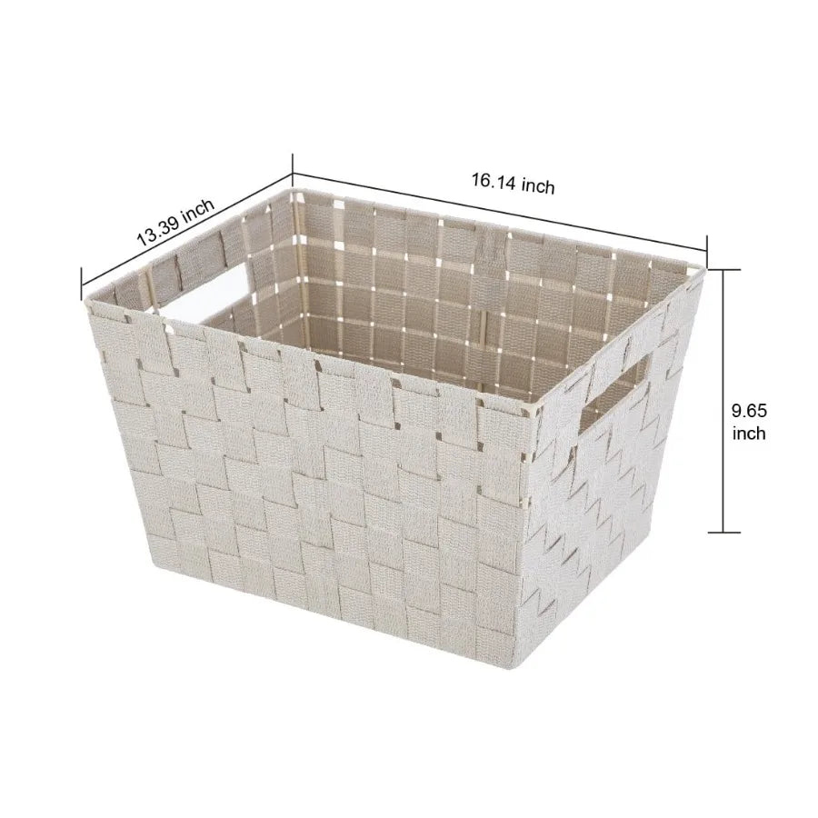 4-Pack Large Decorative Storage Baskets: Stylish Organizers