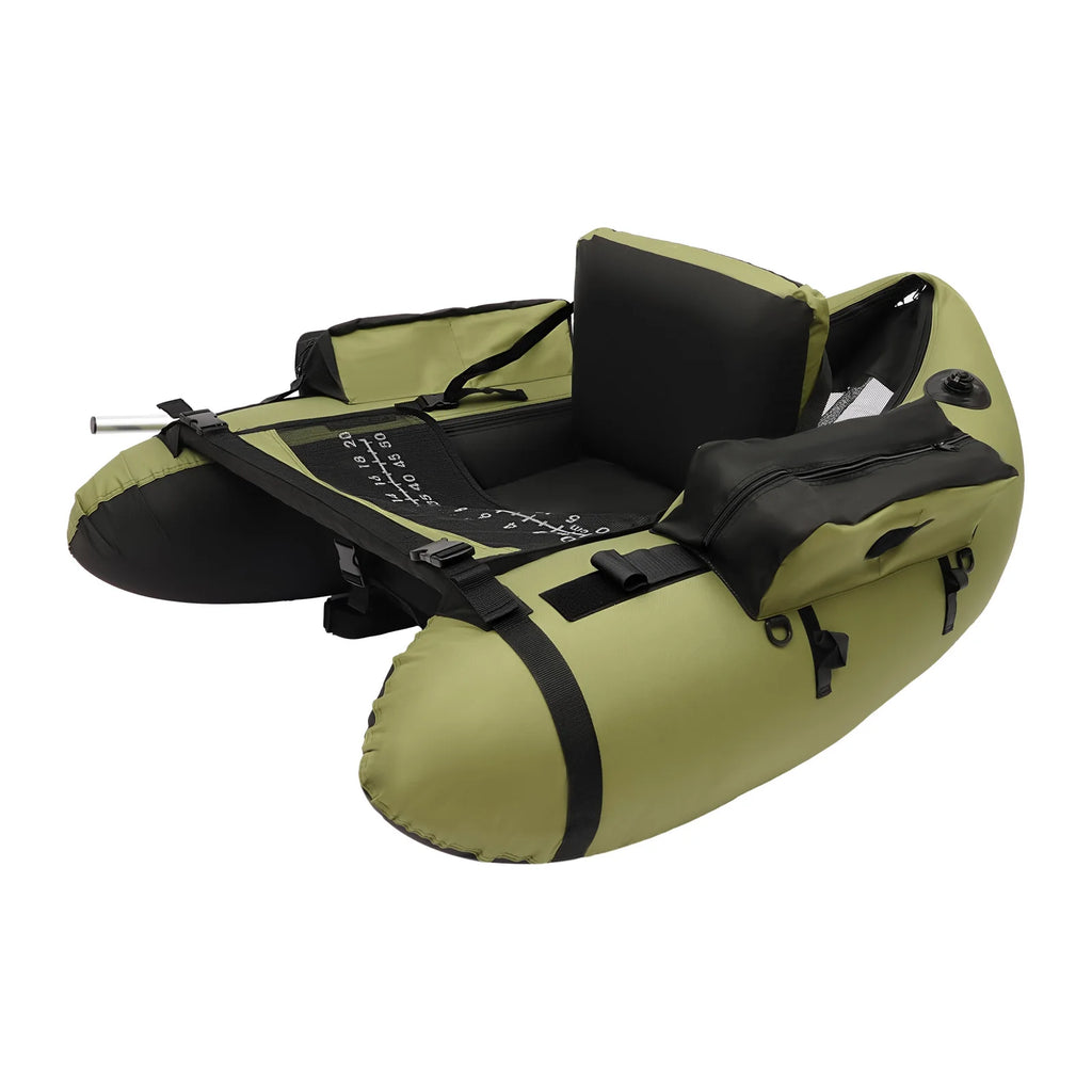 Inflatable Fishing Boat 1-Person Portable Lightweight Dinghy