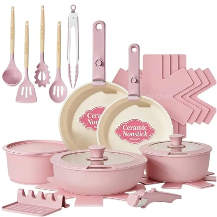 21Pcs Pots and Pans Set Non Stick
