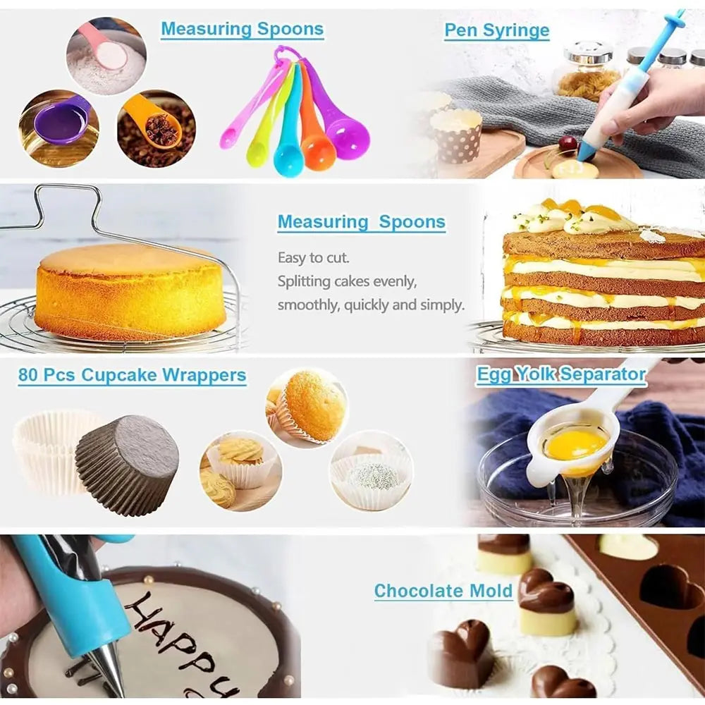 390-Piece Silicone Bakeware Set