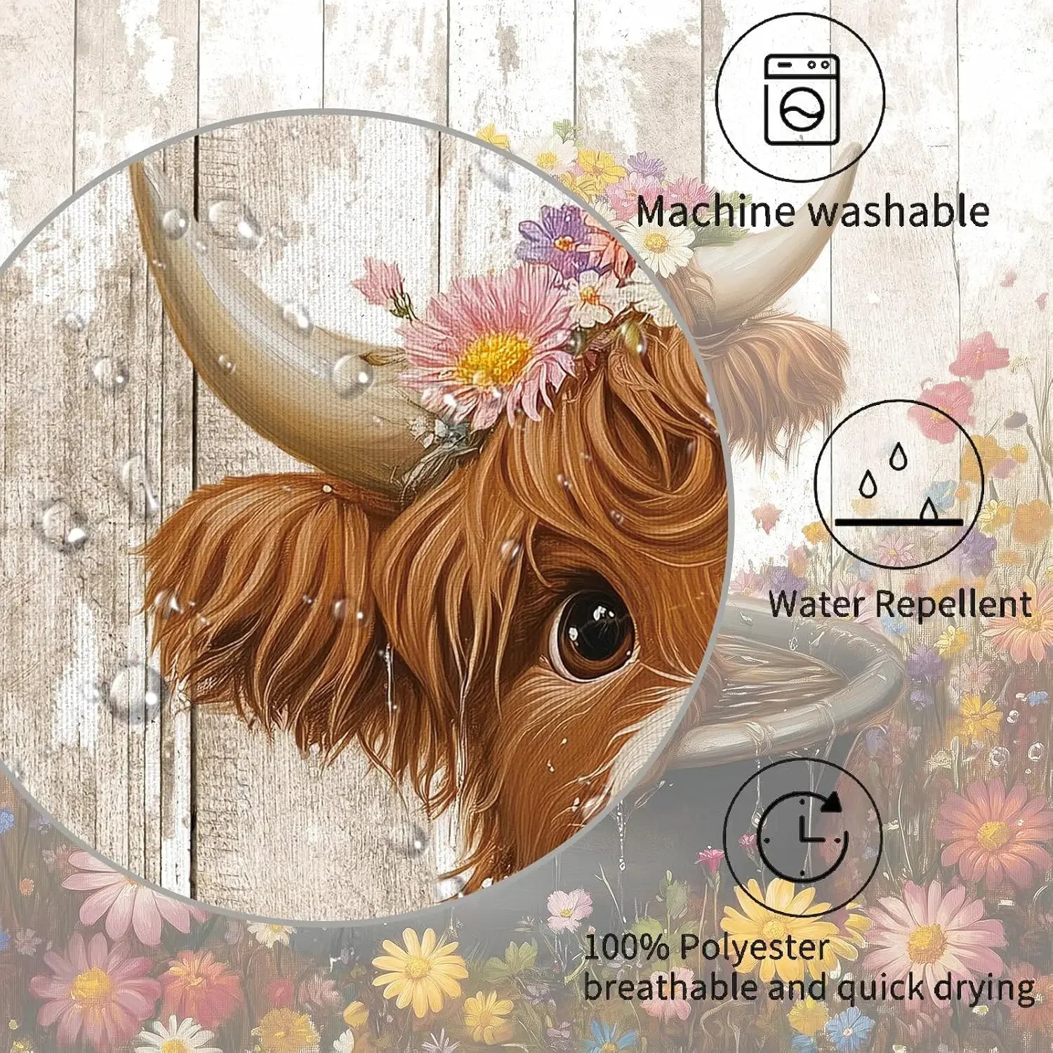 Shower Curtain for Bathroom