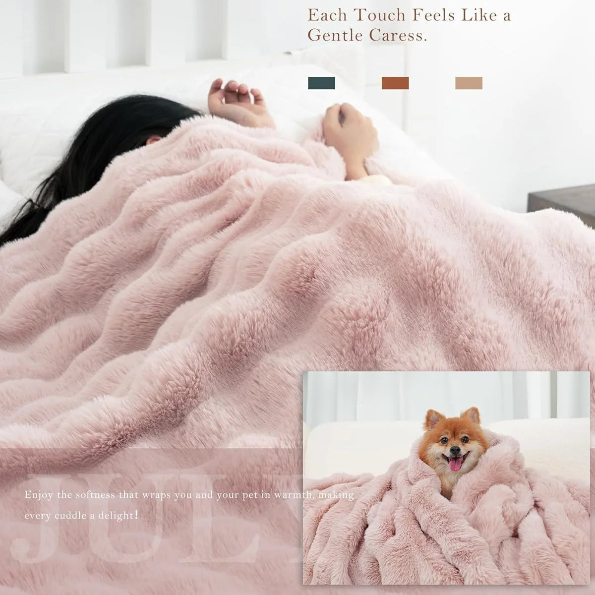 Rabbit Fleece Blanket