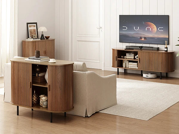 TV Stand with Power Outlet for TVs