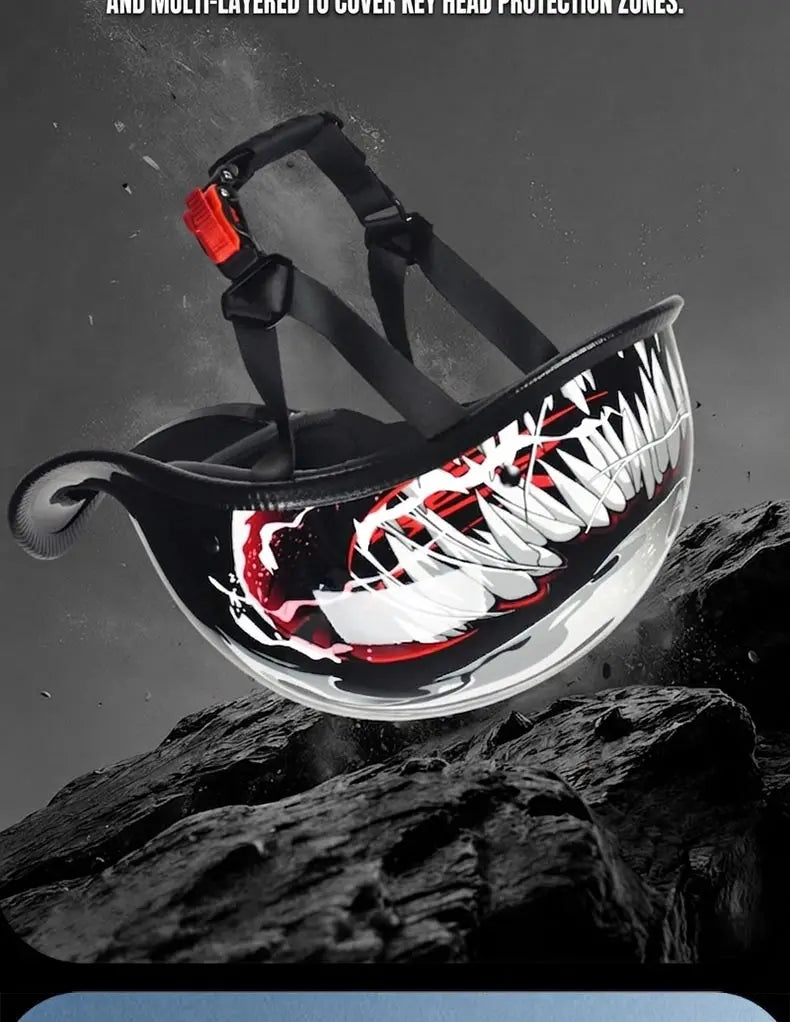 Motorcycle Upturned Tail Helmet