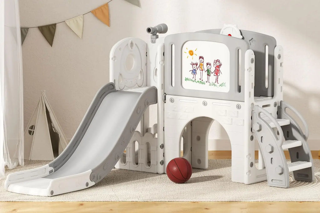 Toddler Slide 9 in 1 Indoor Playground Outdoor Playset
