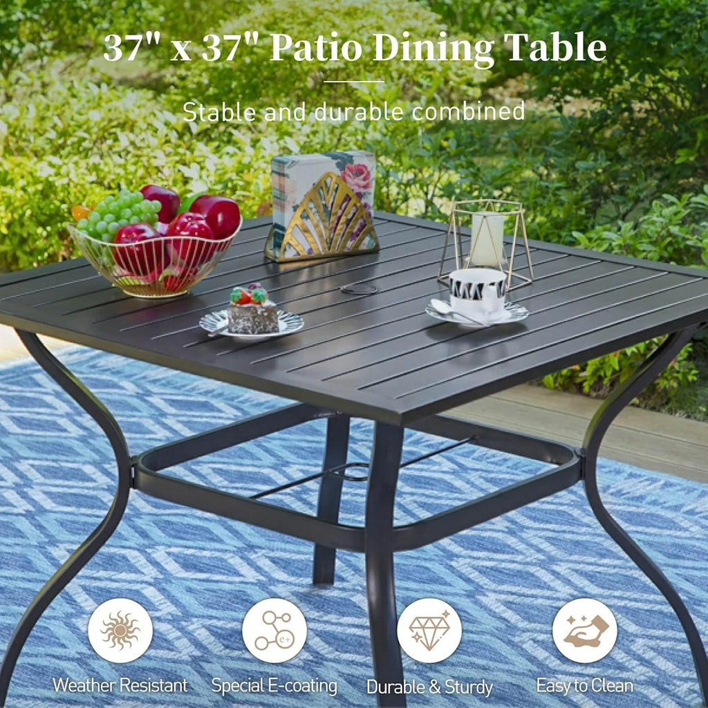 Outdoor Use 5 Piece Patio Dining table