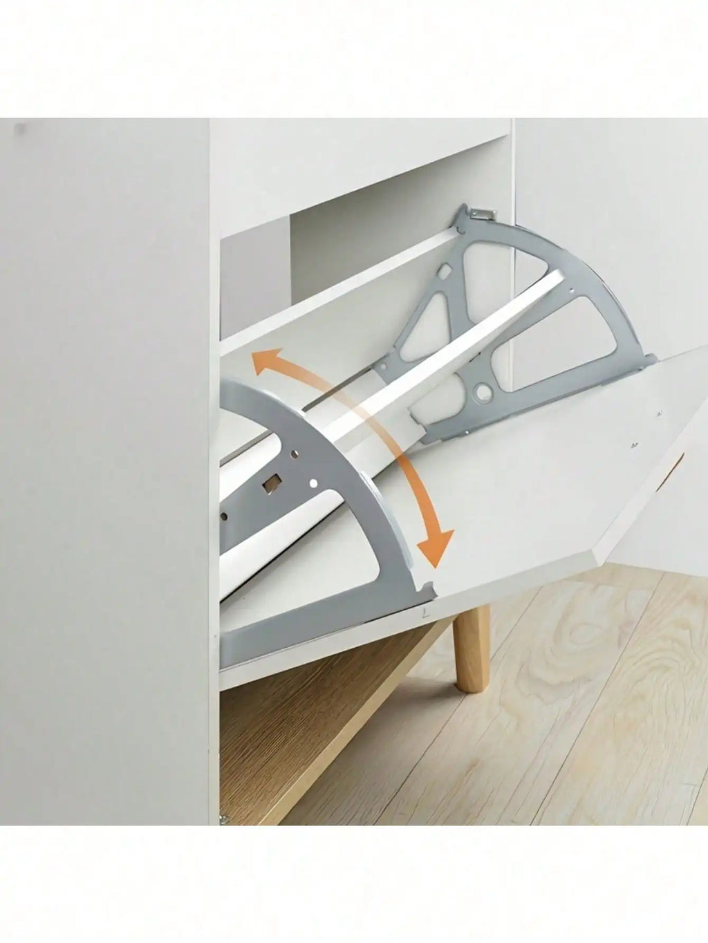Double-Layer Rotating Shoe Cabinet