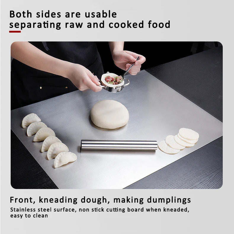 Stainless steel cutting board