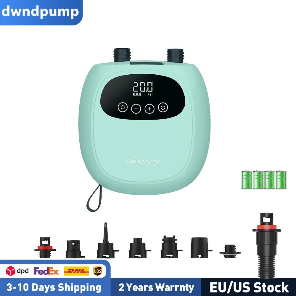 Electric 20PSI Battery Paddle Board Inflation Deflation