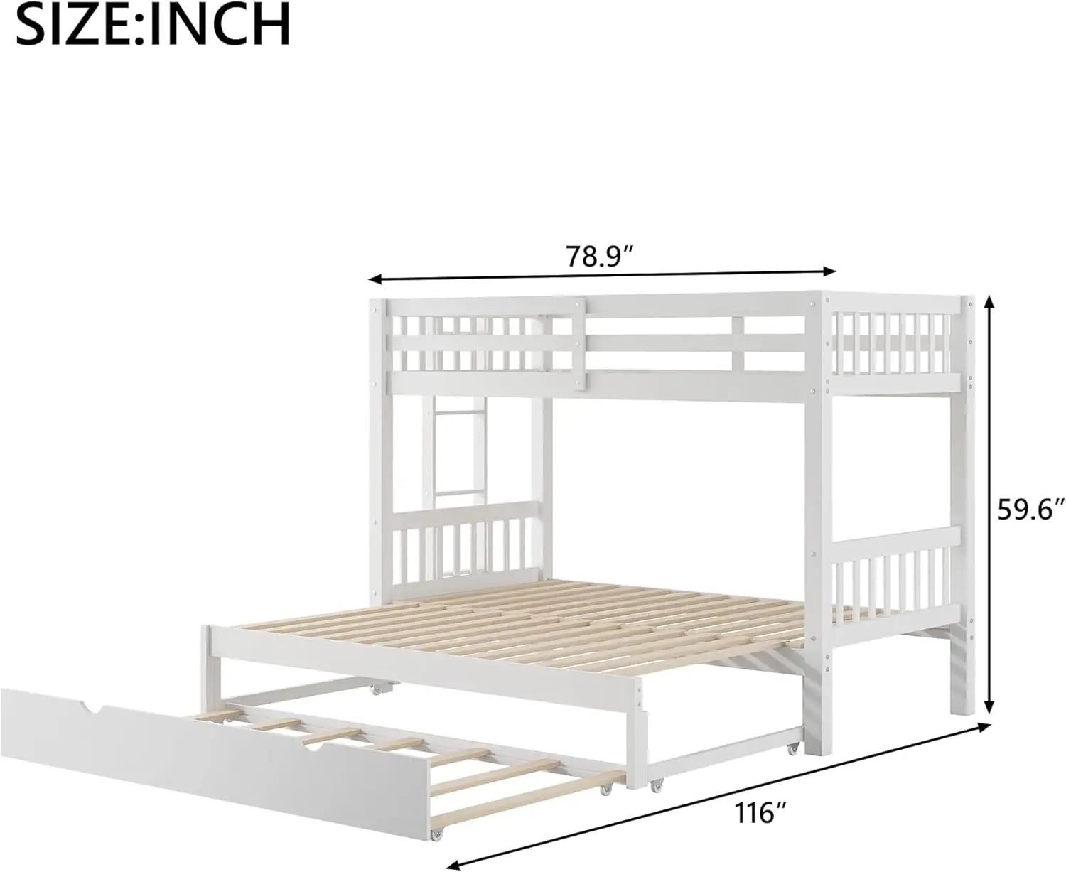 Twin Over Twin King Bunk Beds