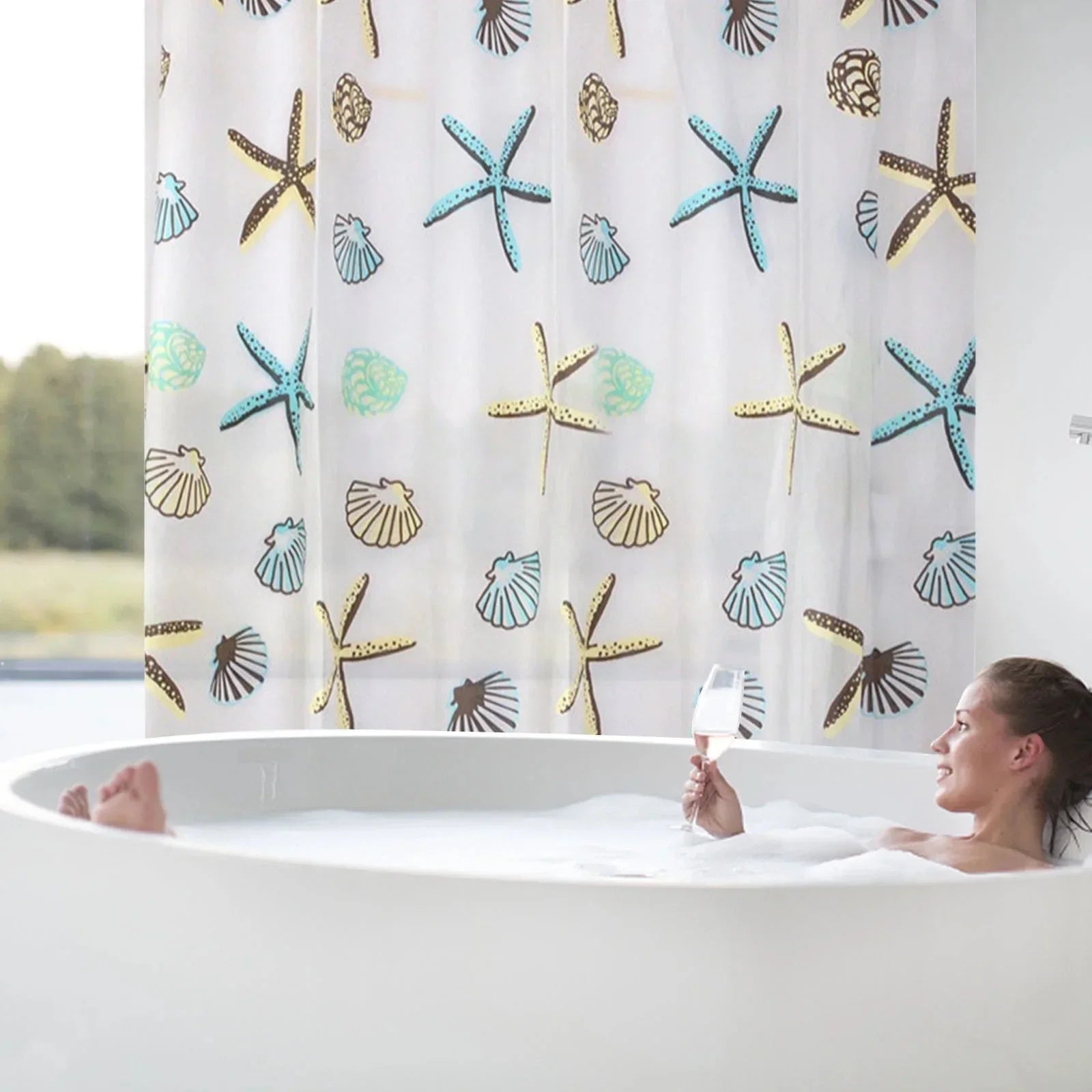 Starfish Shower Curtain