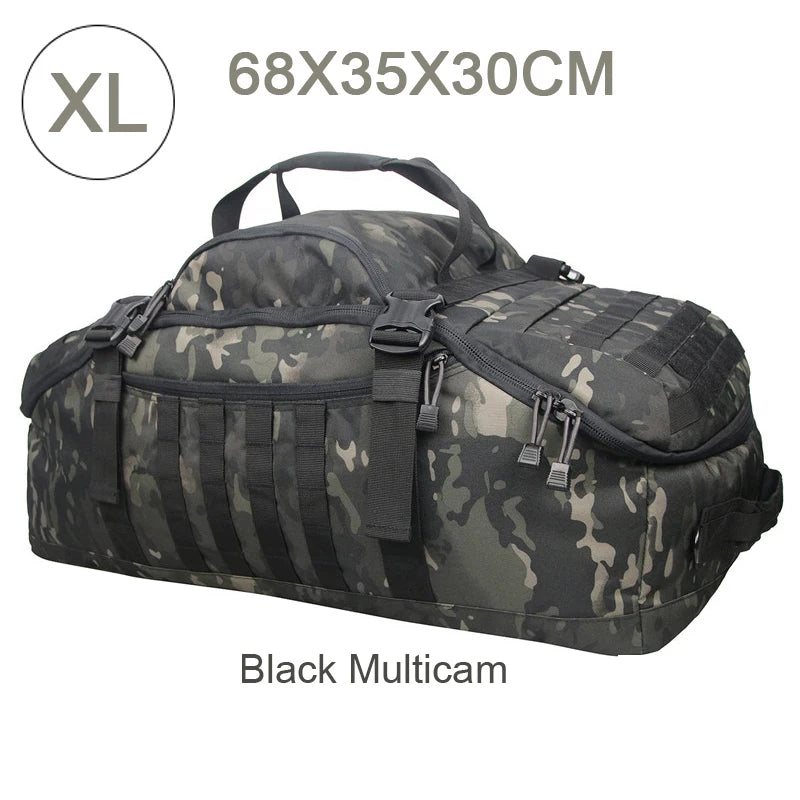 Large Duffel Hiking and Camping Travel Bags