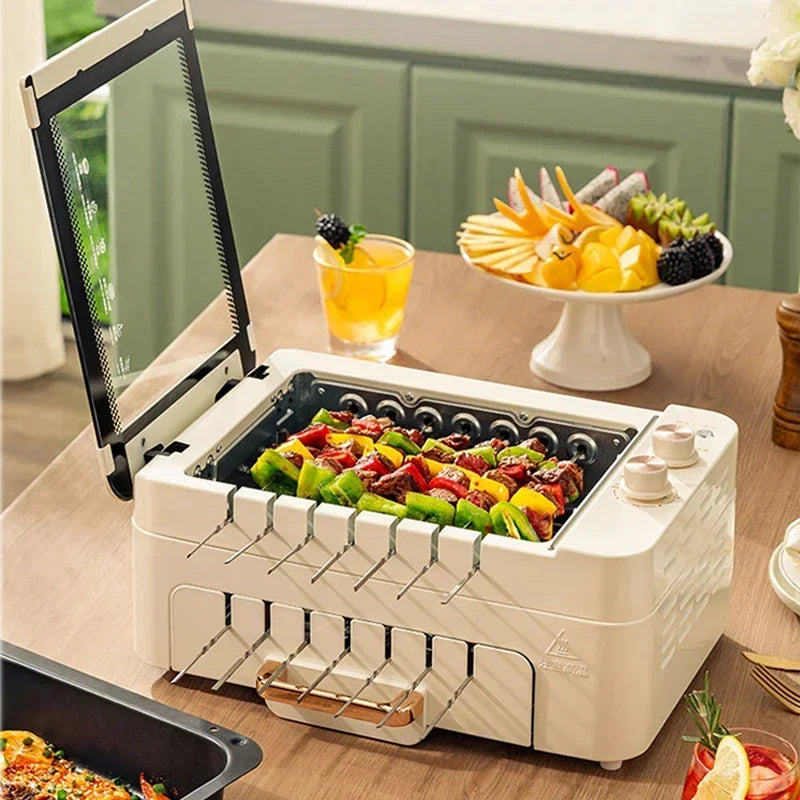 Automatic Rotating Barbecue Pot