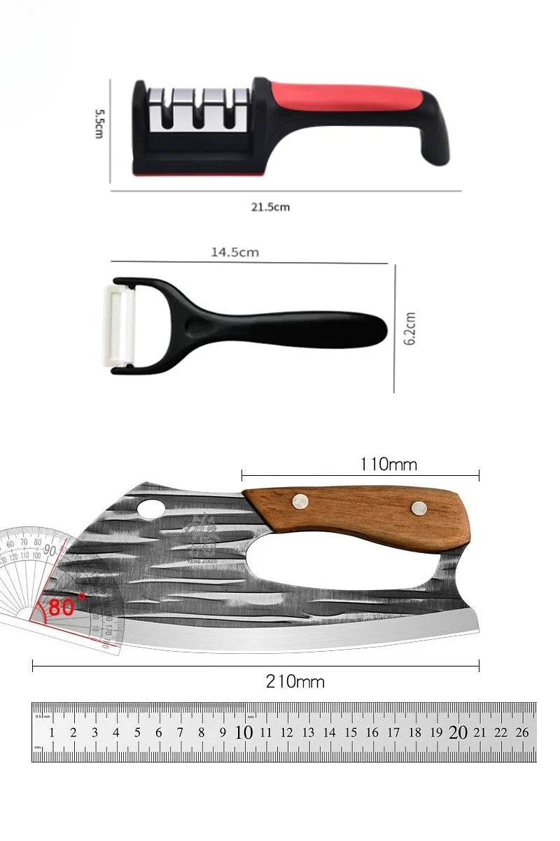 Stainless Steel Kitchen Meat Cleaver Knife