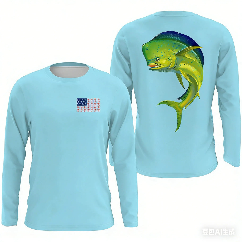 Mens Long Sleeve Fishing Shirt
