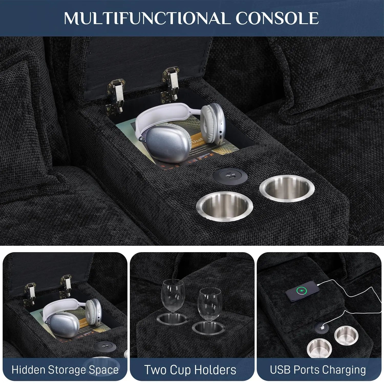 U Shaped Modular Sectional Sofa
