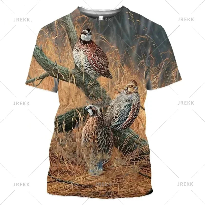 Hunting Camouflage Print T-Shirts