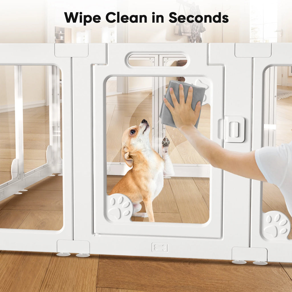 Clear Dog Play Pen