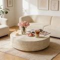 Fiberglass Center Circle Coffee Table