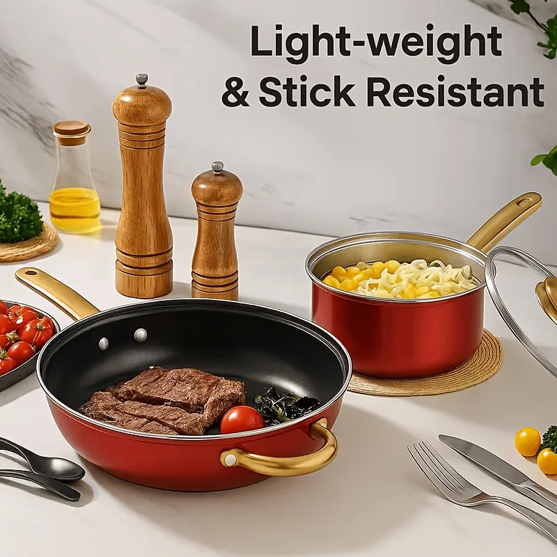14-Piece Stainless Steel Cookware Set
