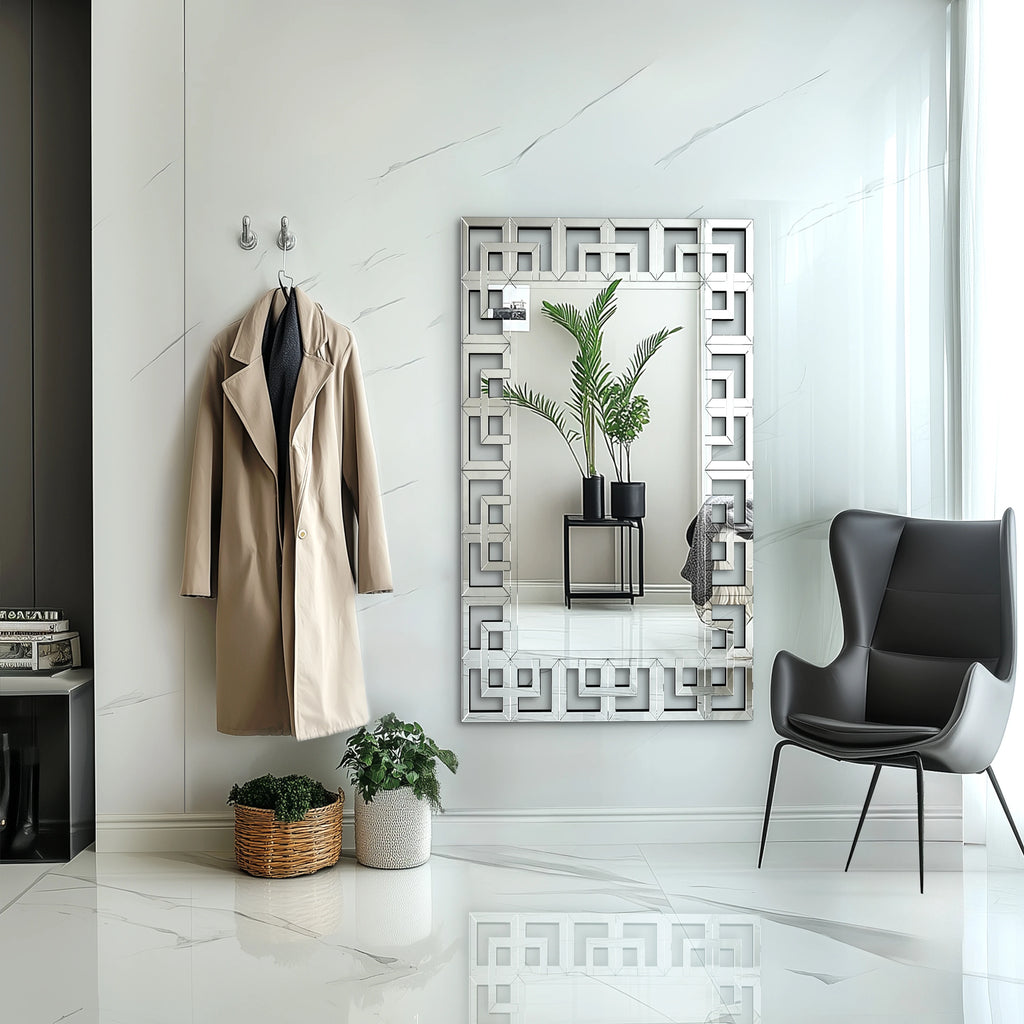 Rectangle Silver Mirror