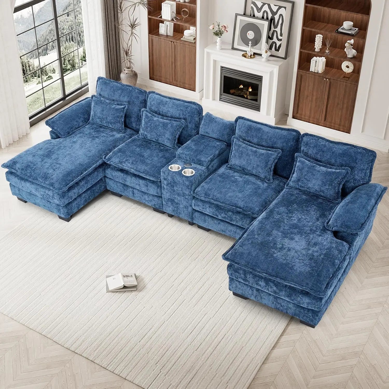 U Shaped Modular Sectional Sofa