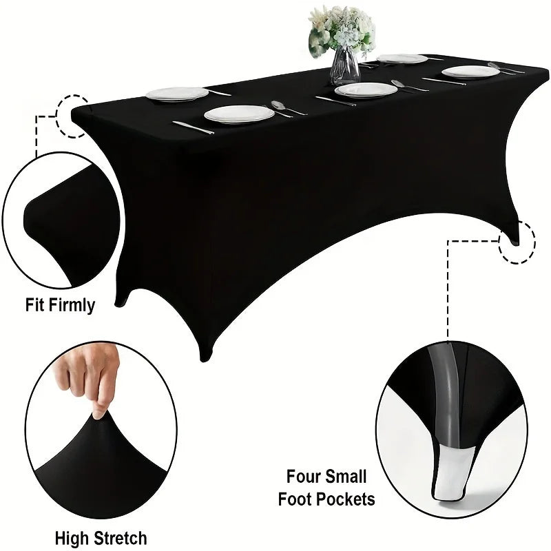 6PCS Elegant and Durable Elastic Table Cloth