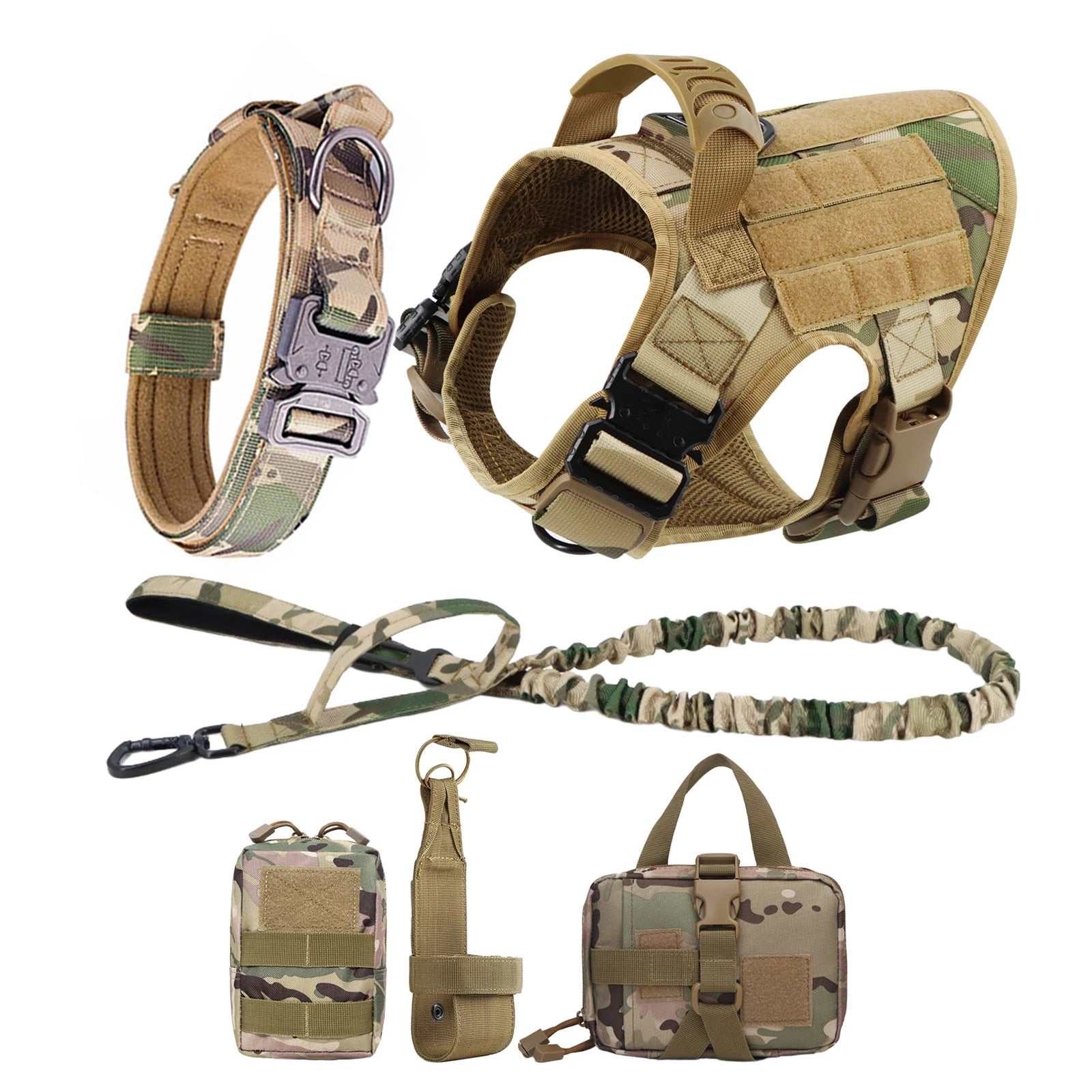 Leash, Harness And Collar For Medium Large Dogs