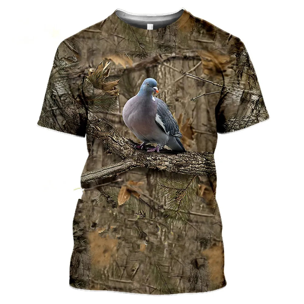 Camouflage hunting animals  T-shirt