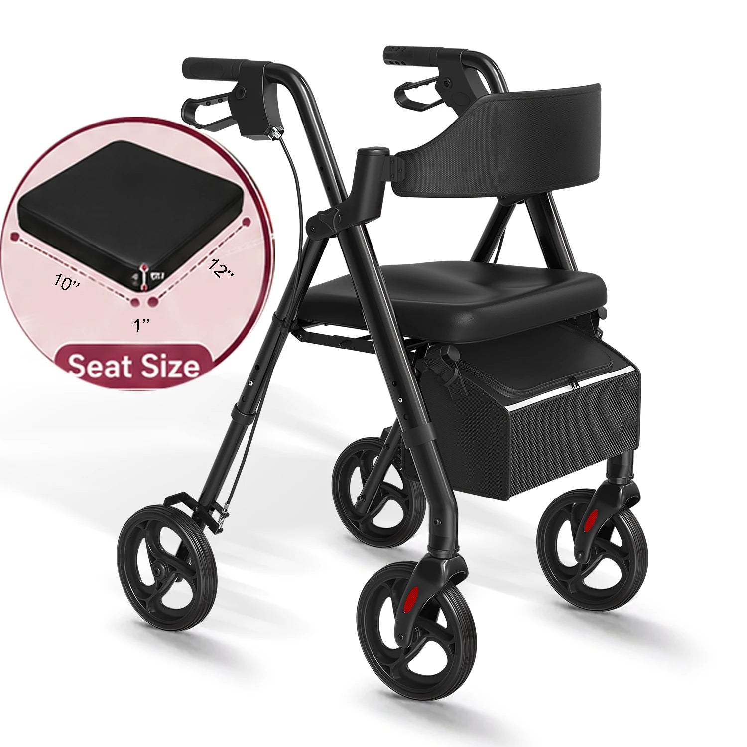 Foldable Walker With Seat