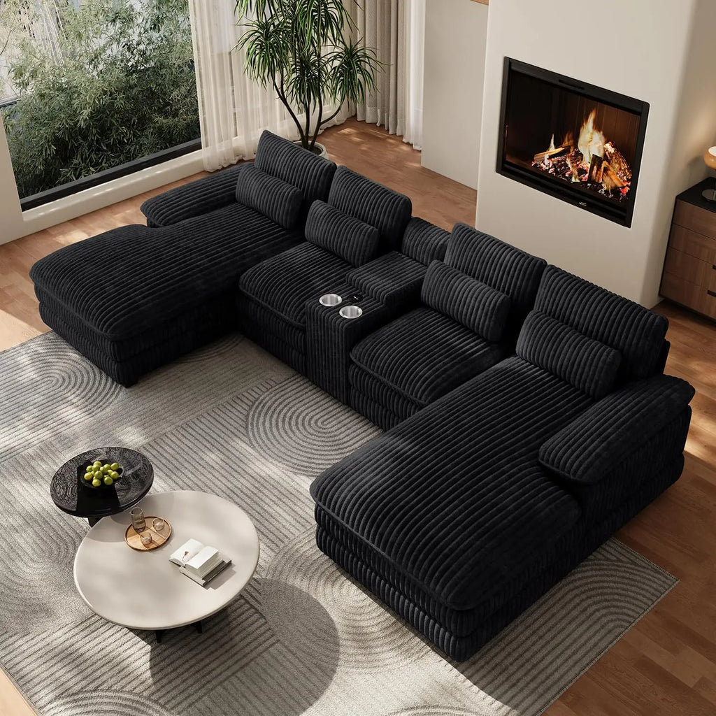U Shaped Modular Sectional Sofa