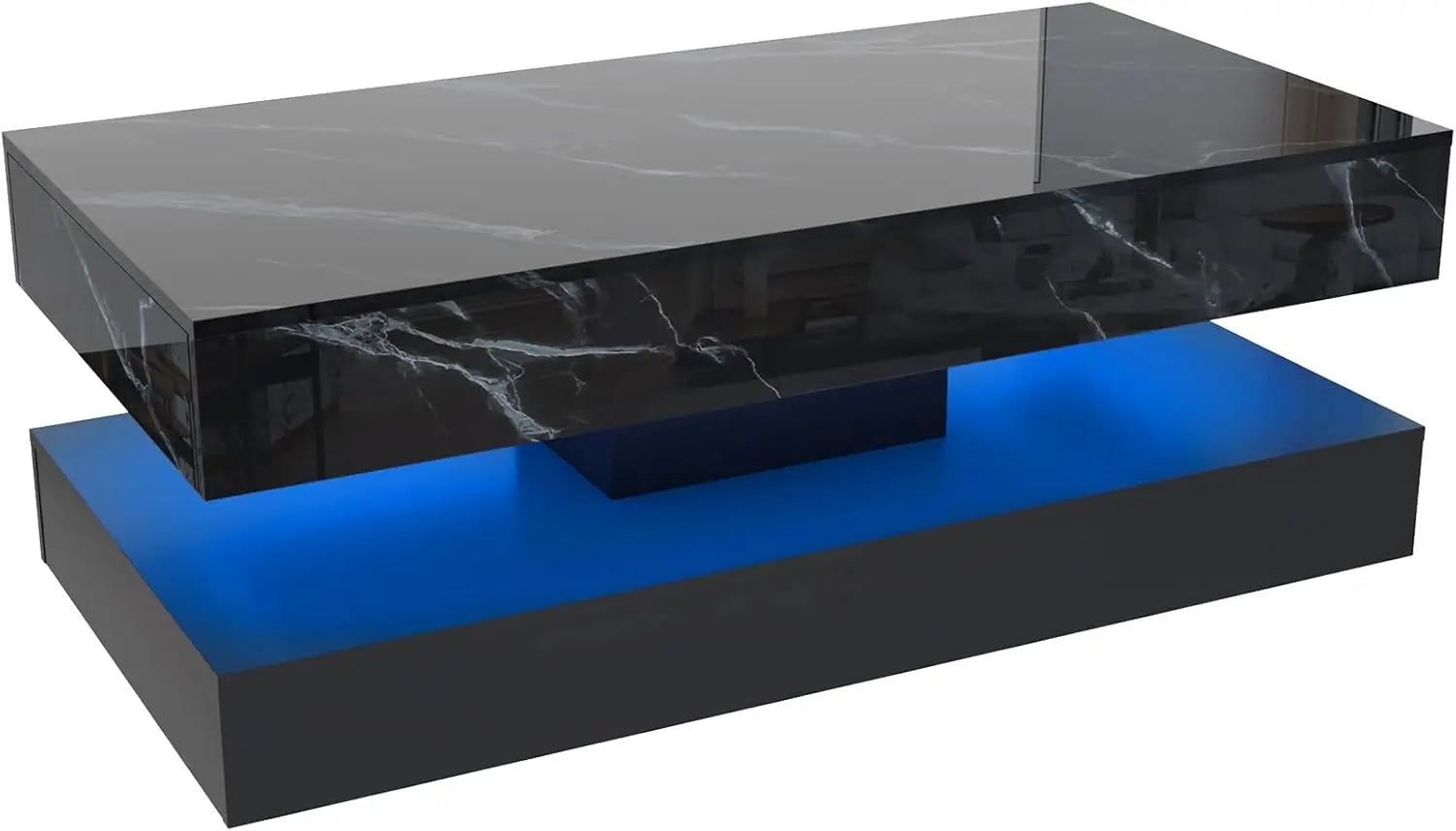 Modern  Coffee Table with LED lights