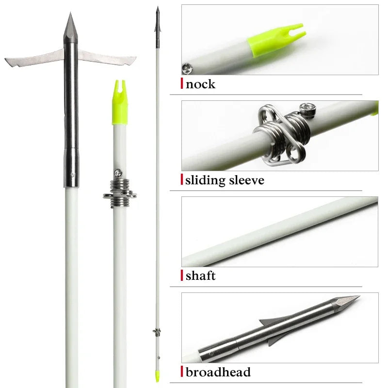 Fiberglass Fishing Arrows 8mm