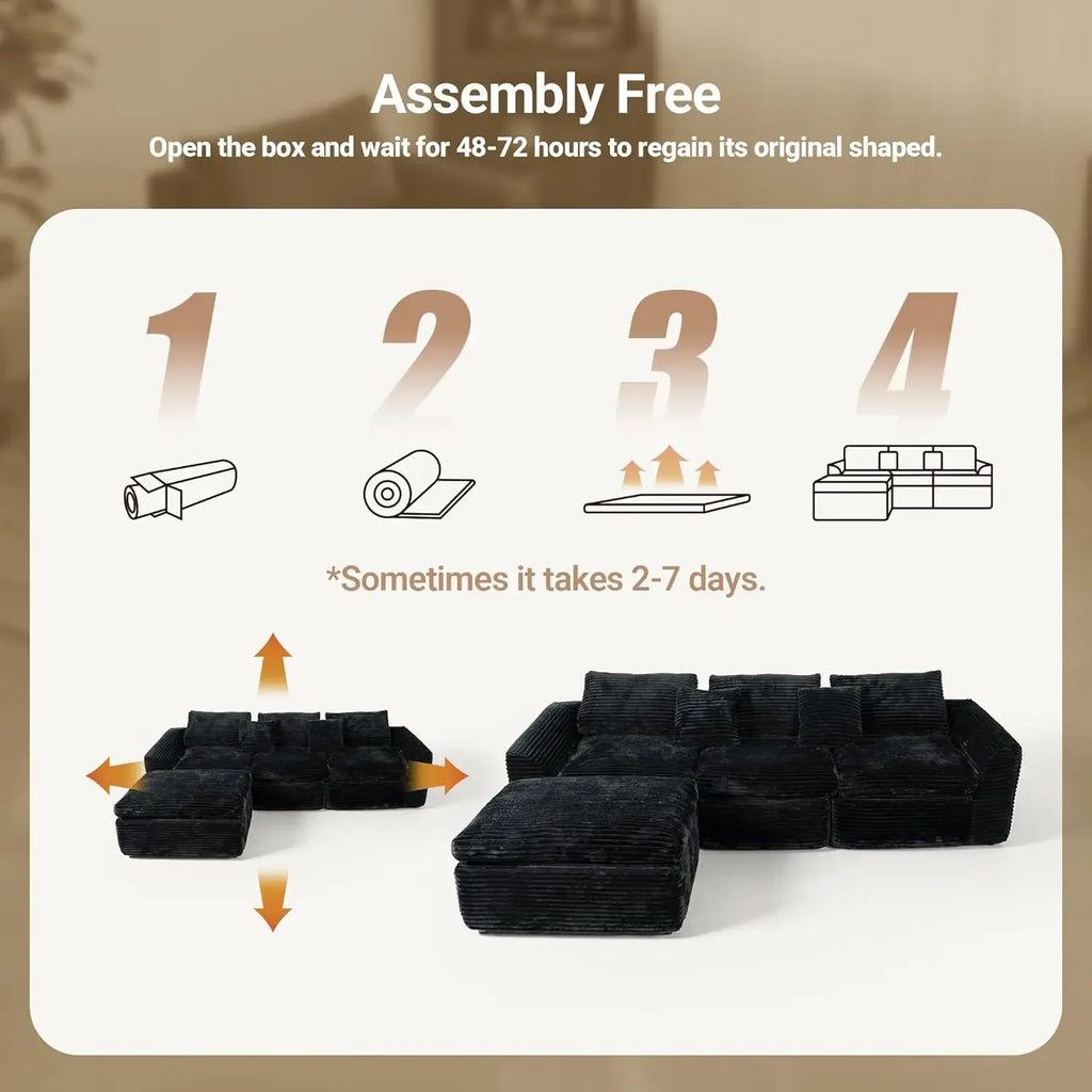L-Shaped Sectional Sofa