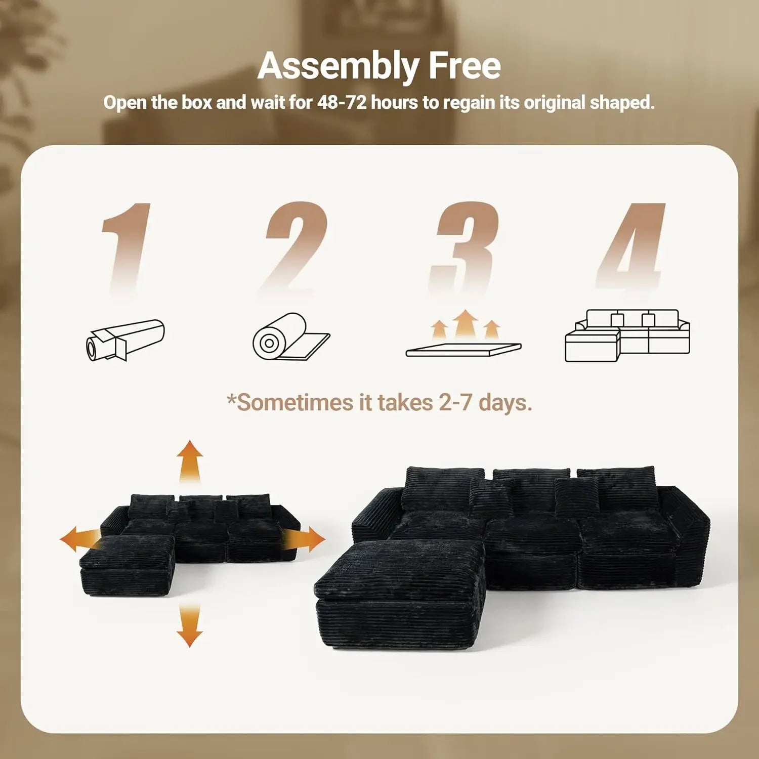 L-Shaped Sectional Sofa
