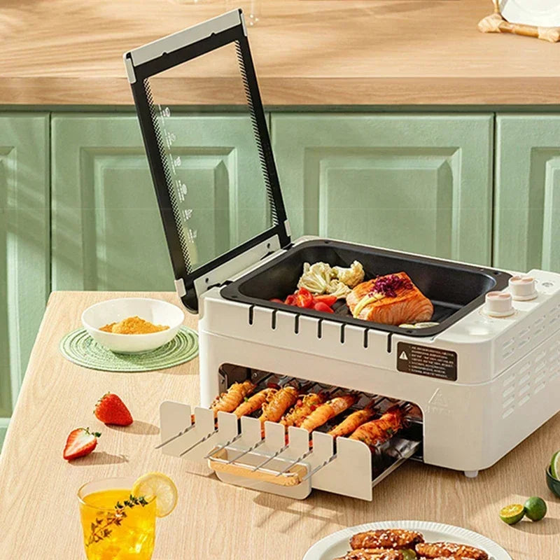 Automatic Rotating Barbecue Pot