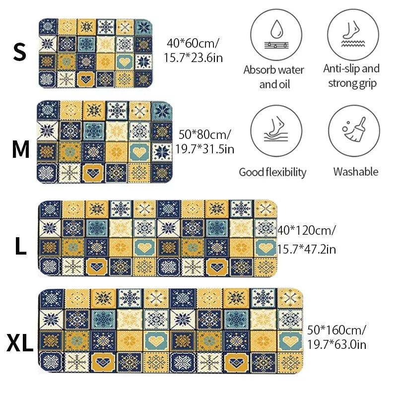 Kitchen Oil-Resistant Floor Mat